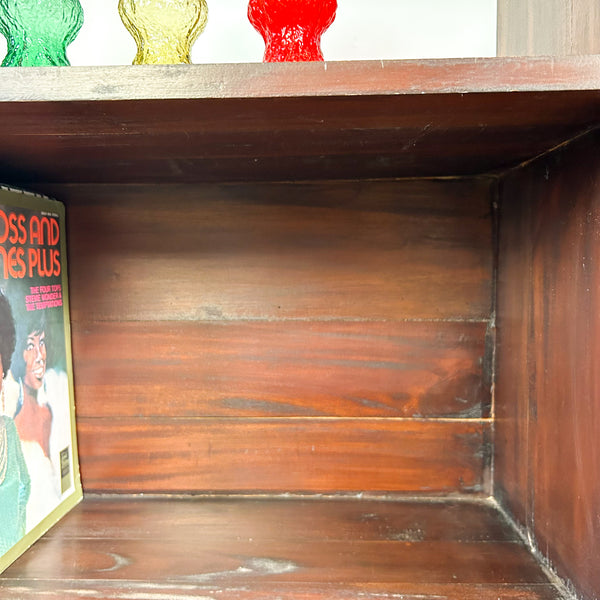 VINYL STORAGE BOOKCASE - HEY JUDE WORKSHOP • Vintage furniture & objects Melbourne