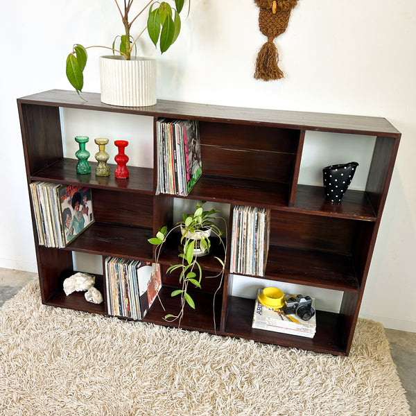 VINYL STORAGE BOOKCASE - HEY JUDE WORKSHOP • Vintage furniture & objects Melbourne