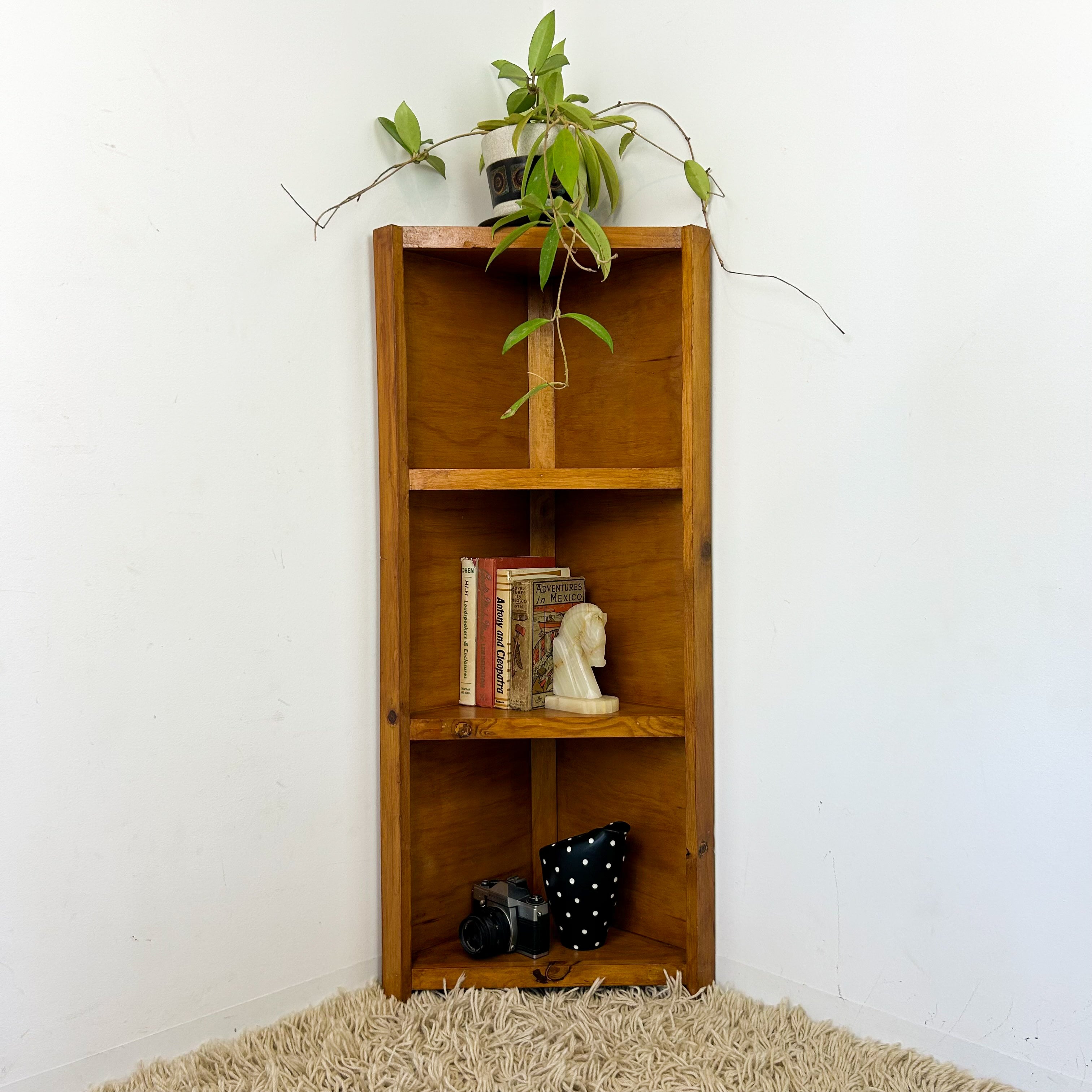 CORNER SHELVING UNIT - HEY JUDE WORKSHOP • Vintage furniture & objects Melbourne