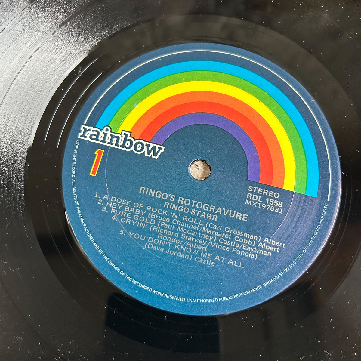 RINGO STARR - RINGO'S ROTOGRAVURE - HEY JUDE WORKSHOP • Vintage furniture & objects Melbourne