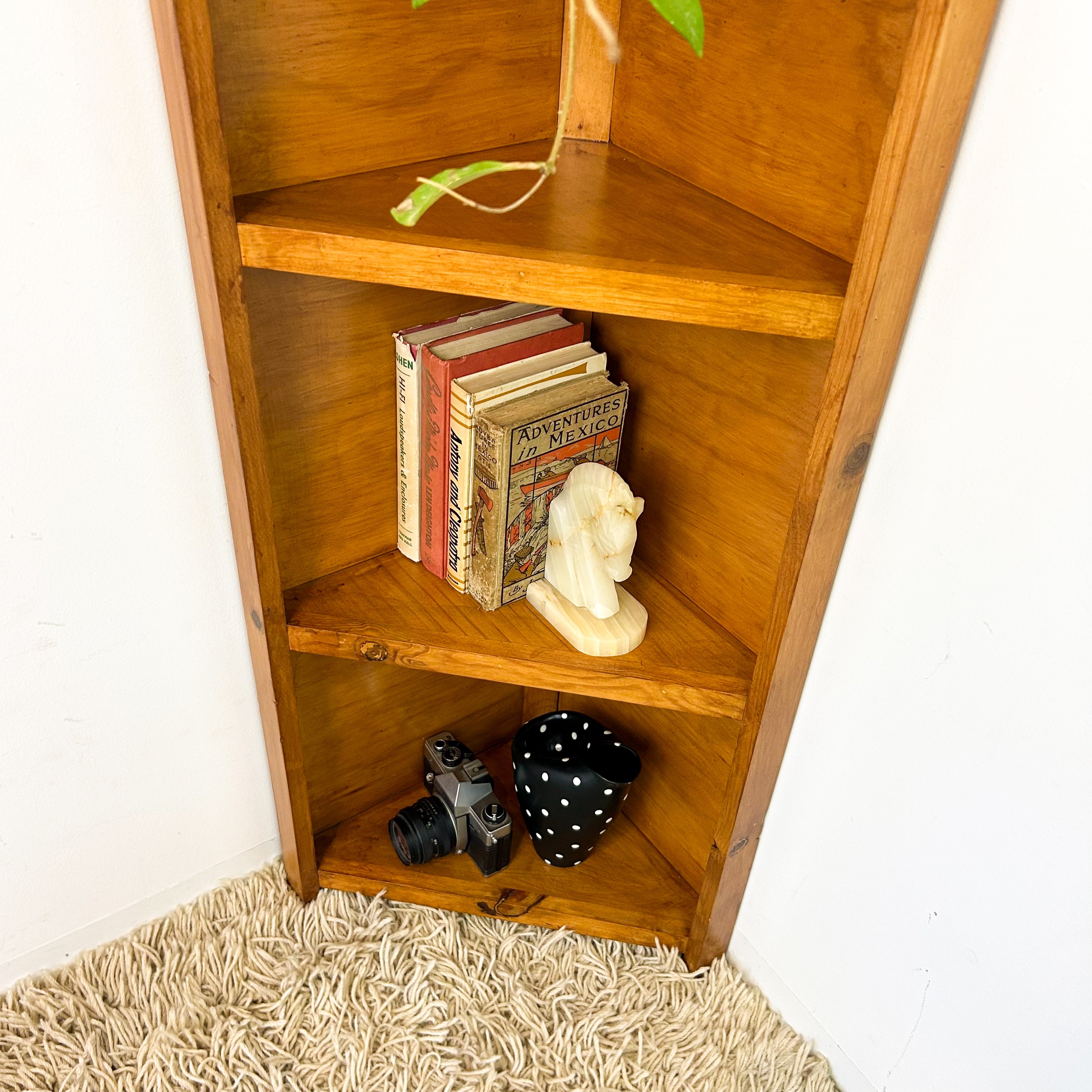 CORNER SHELVING UNIT - HEY JUDE WORKSHOP • Vintage furniture & objects Melbourne