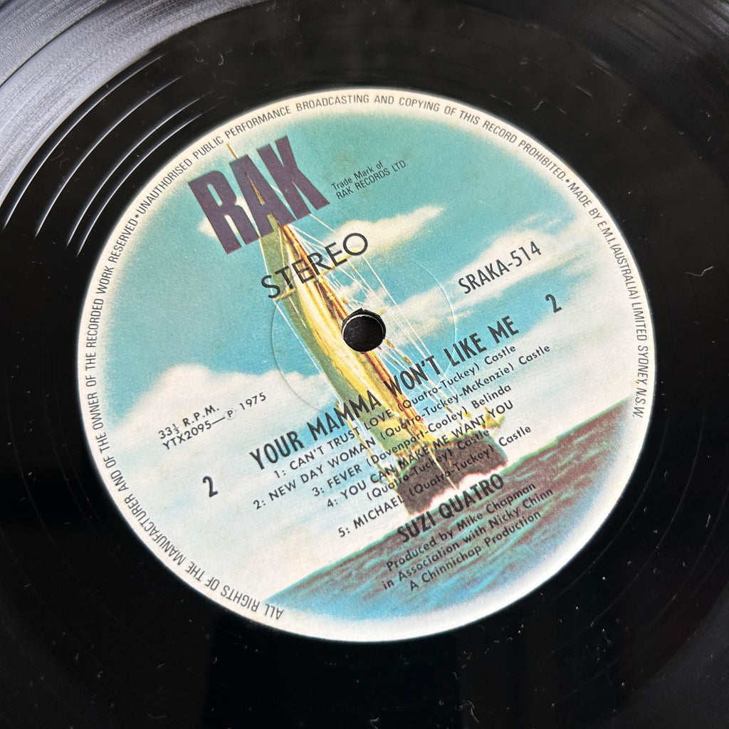 SUZI QUATRO - YOUR MAMMA WON'T LIKE ME