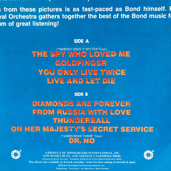 MUSIC FROM THE SPY WHO LOVED ME & OTHER GREAT JAMES BOND THRILLERS