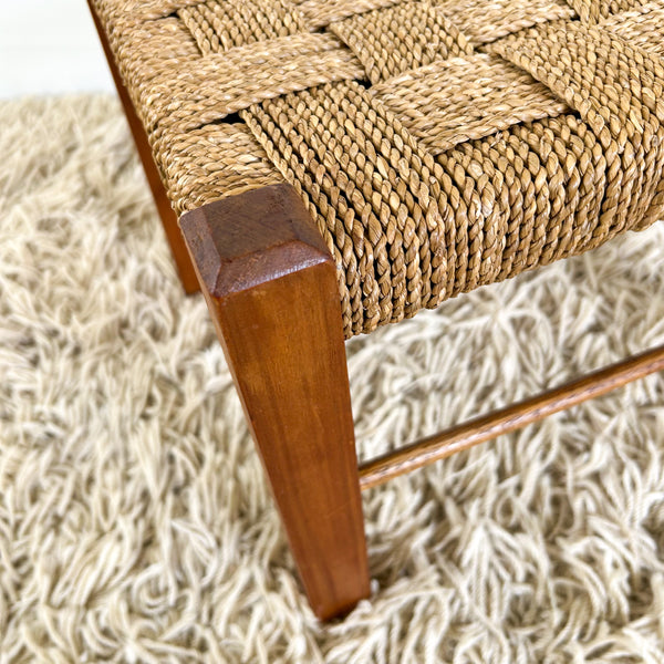 WOVEN TIMBER STOOL