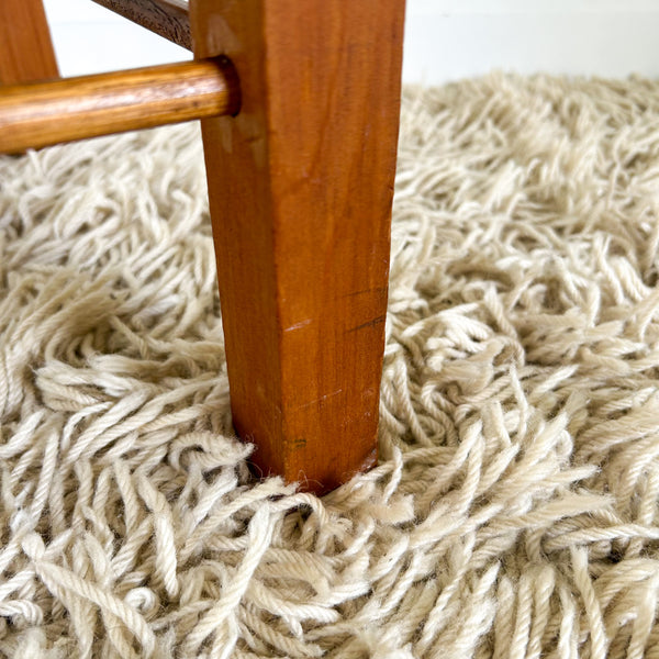 WOVEN TIMBER STOOL