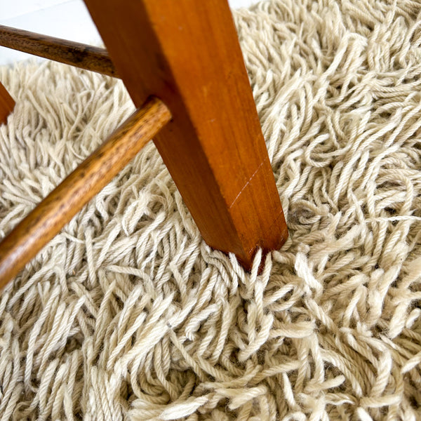 WOVEN TIMBER STOOL