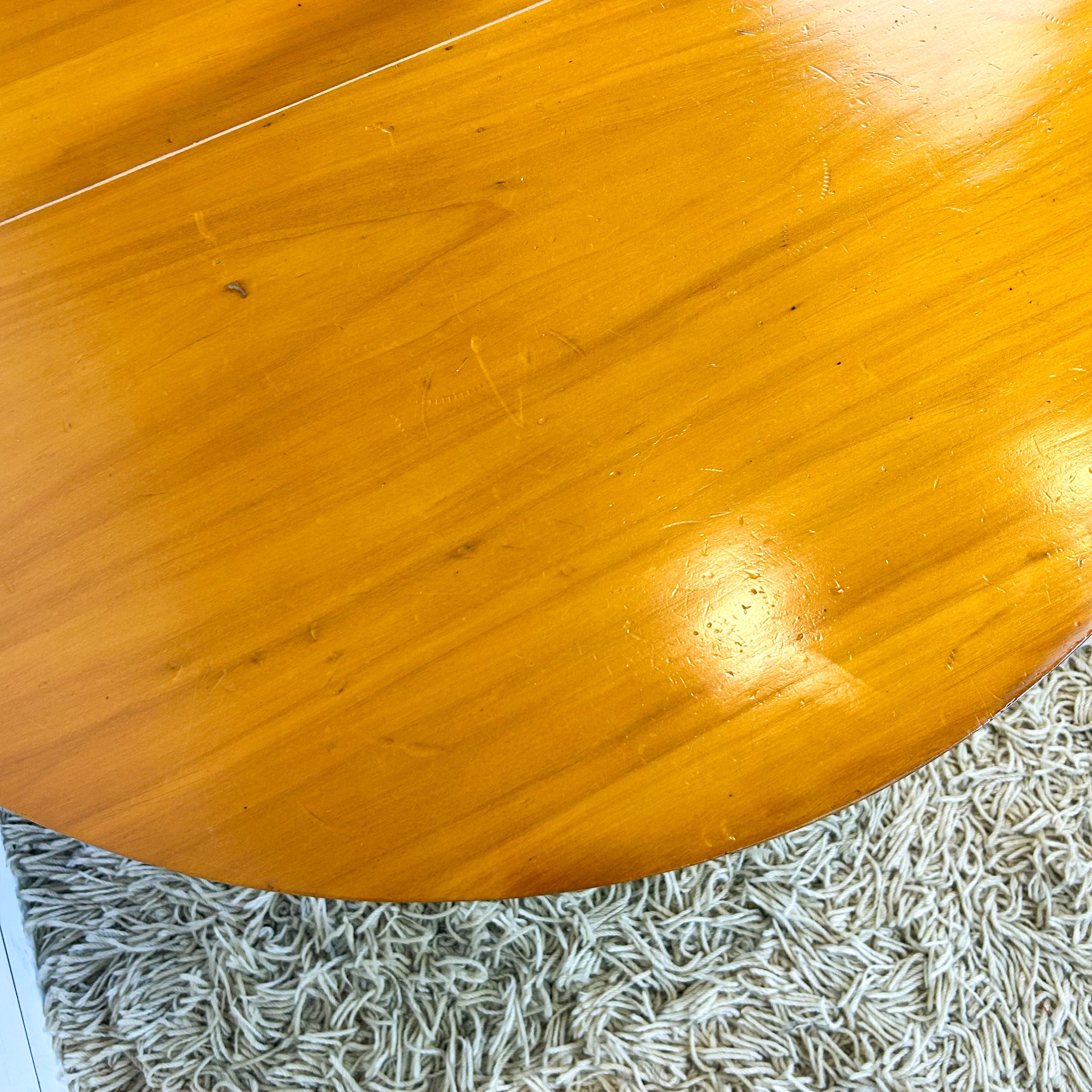 ROUND TIMBER COFFEE TABLE