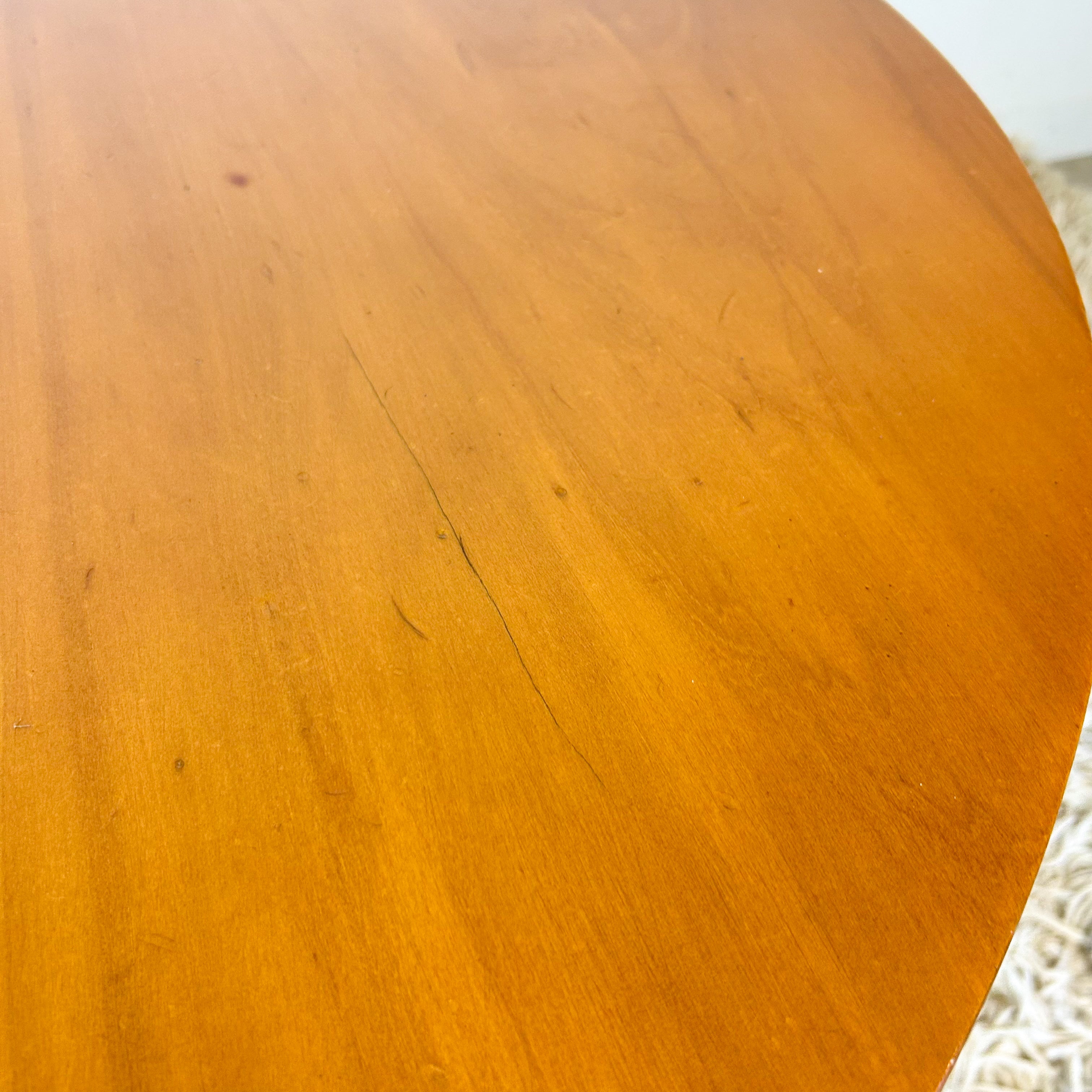 ROUND TIMBER COFFEE TABLE