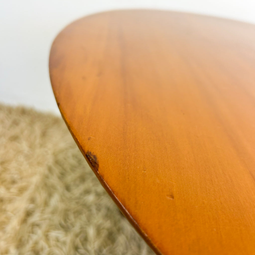 ROUND TIMBER COFFEE TABLE