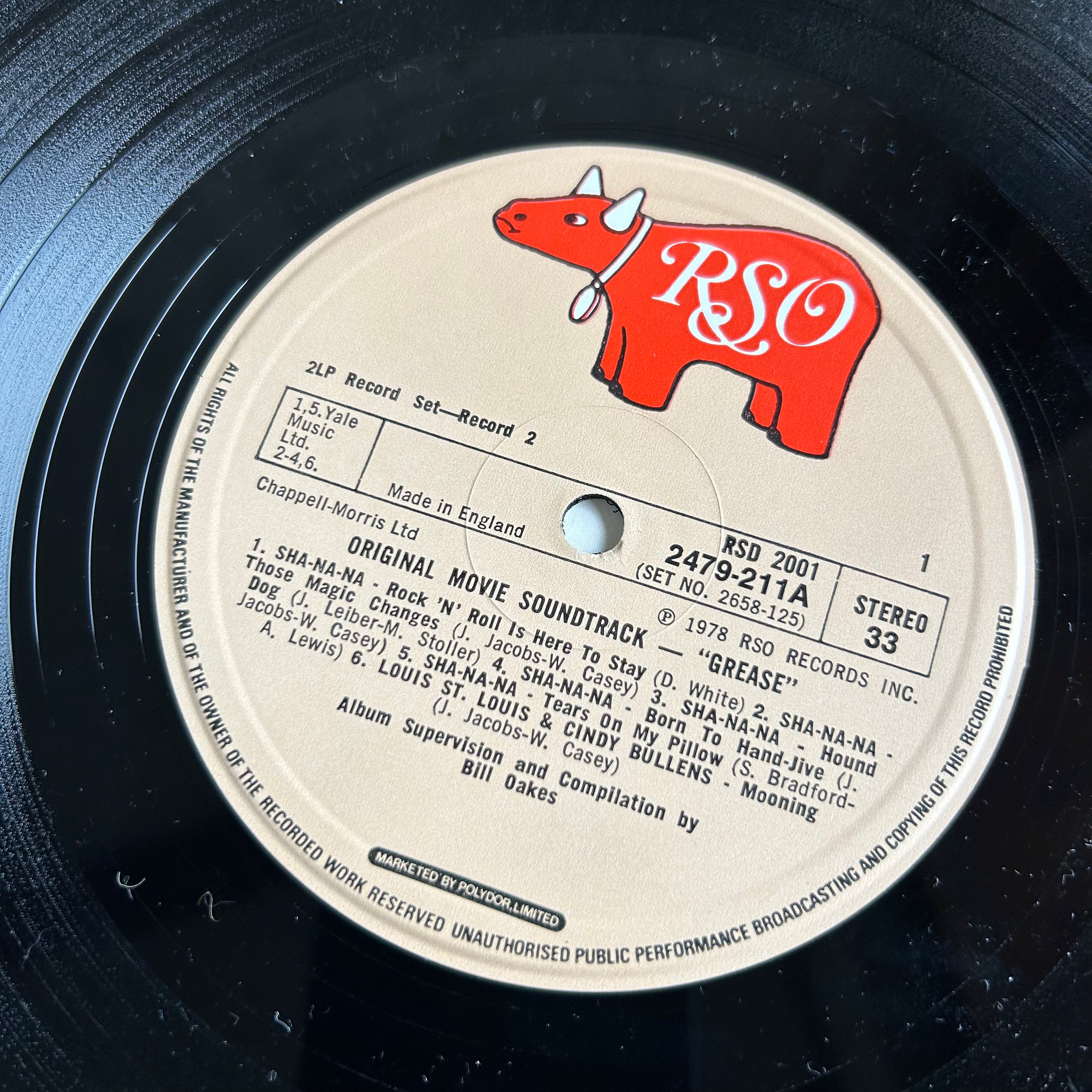 GREASE - ORIGINAL SOUNDTRACK - HEY JUDE WORKSHOP • Vintage furniture & objects Melbourne