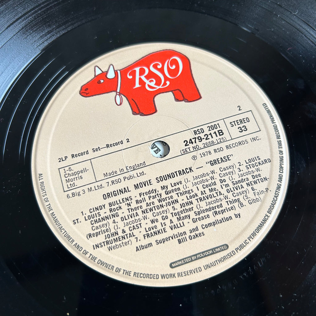GREASE - ORIGINAL SOUNDTRACK - HEY JUDE WORKSHOP • Vintage furniture & objects Melbourne