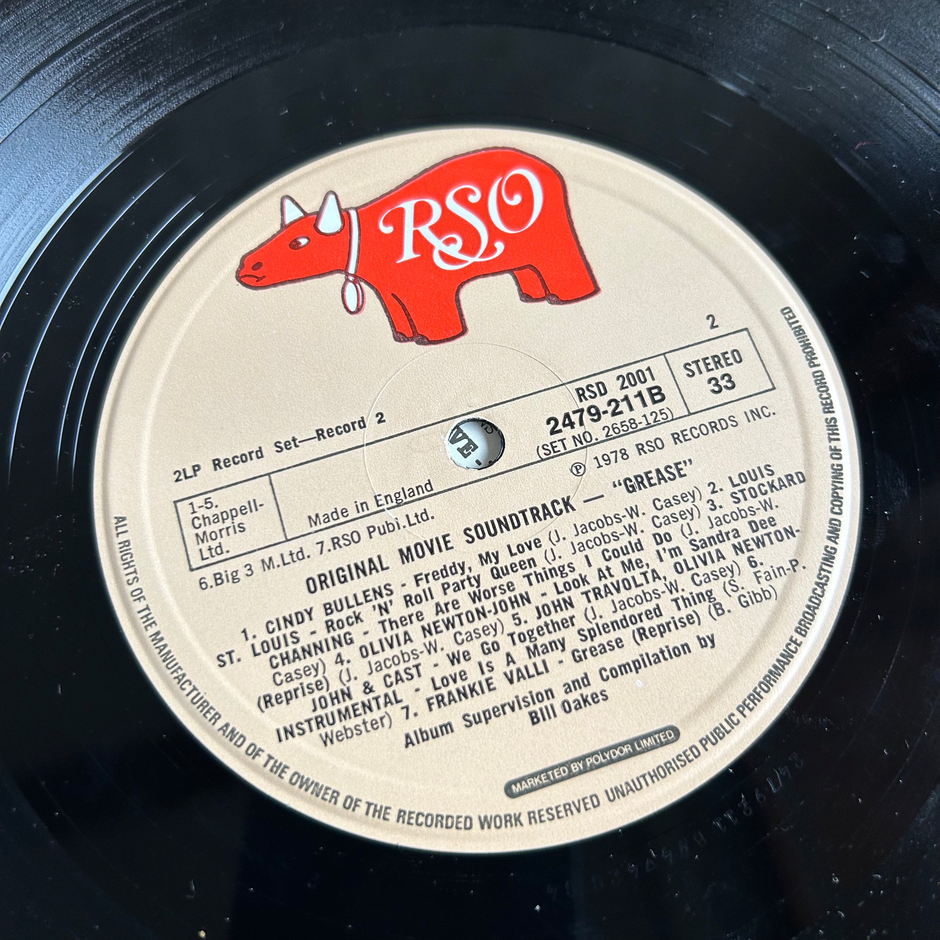 GREASE - ORIGINAL SOUNDTRACK - HEY JUDE WORKSHOP • Vintage furniture & objects Melbourne
