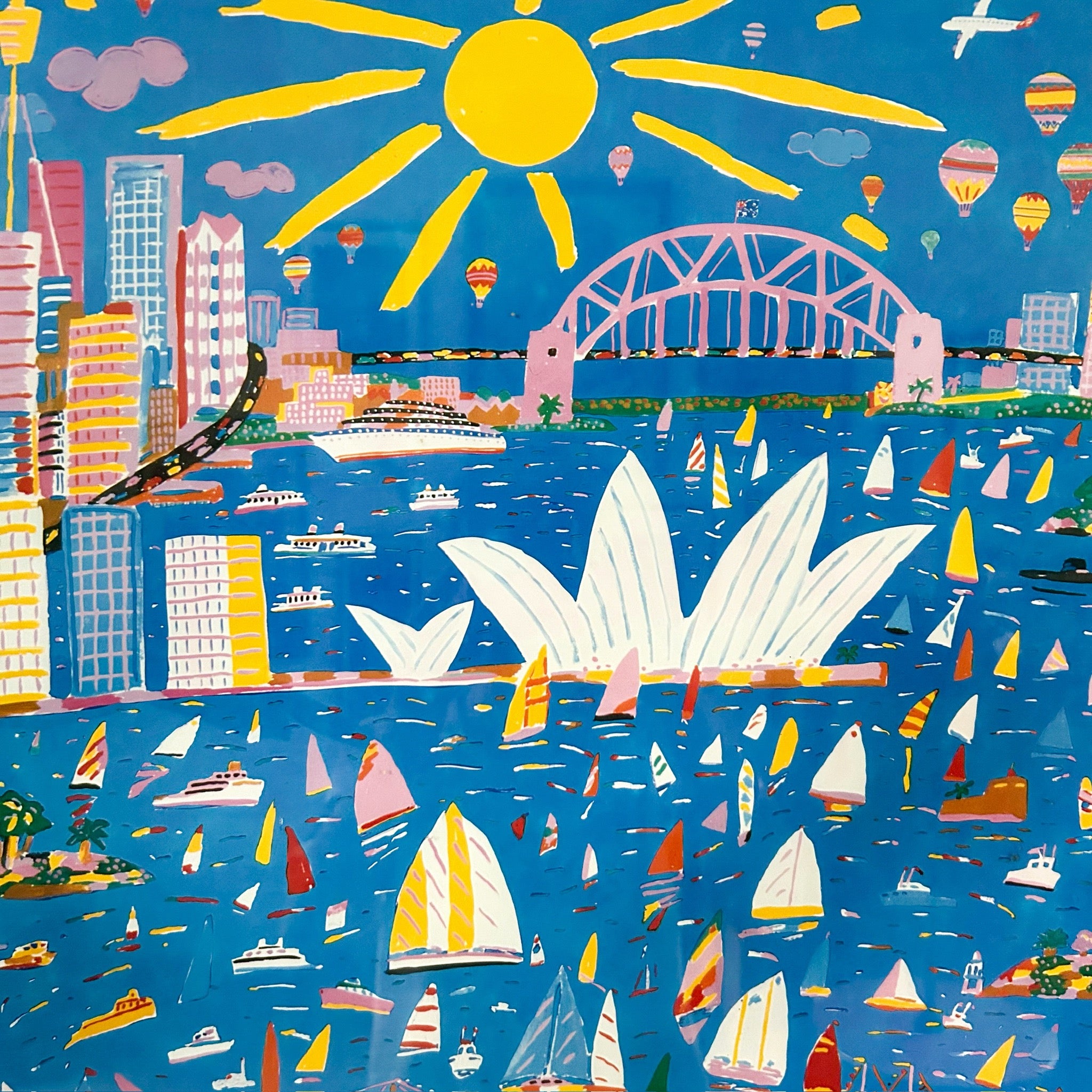 SYDNEY HARBOUR 1988 by KEN DONE