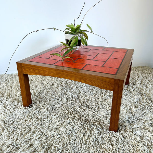 TILE TOP COFFEE TABLE