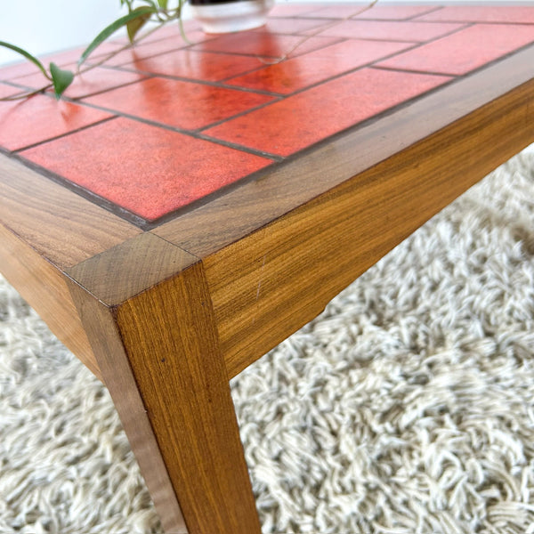 TILE TOP COFFEE TABLE