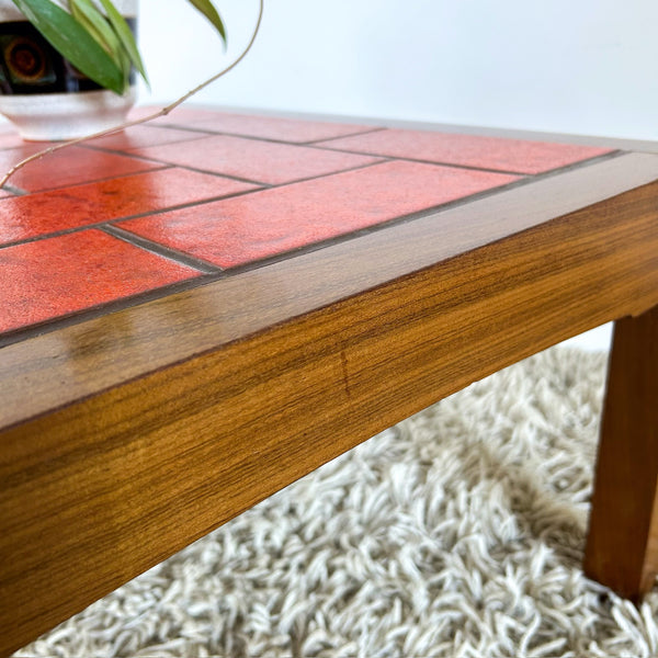 TILE TOP COFFEE TABLE