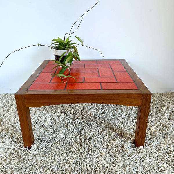 TILE TOP COFFEE TABLE