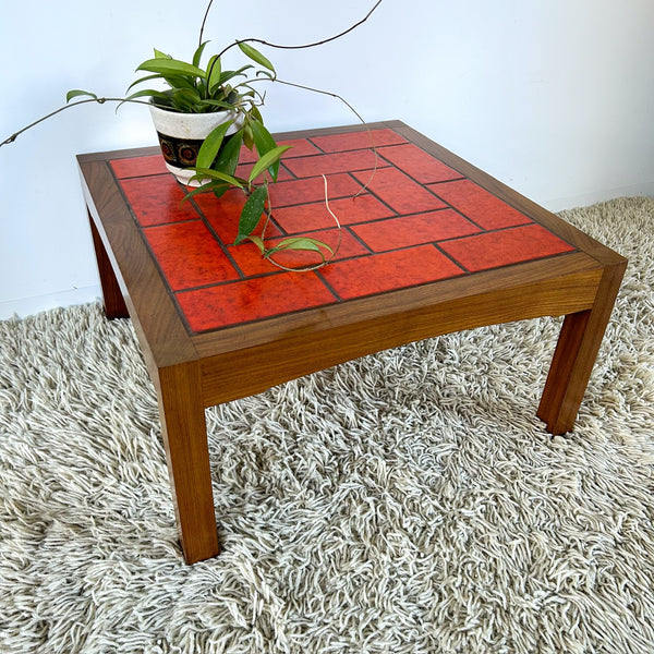 TILE TOP COFFEE TABLE