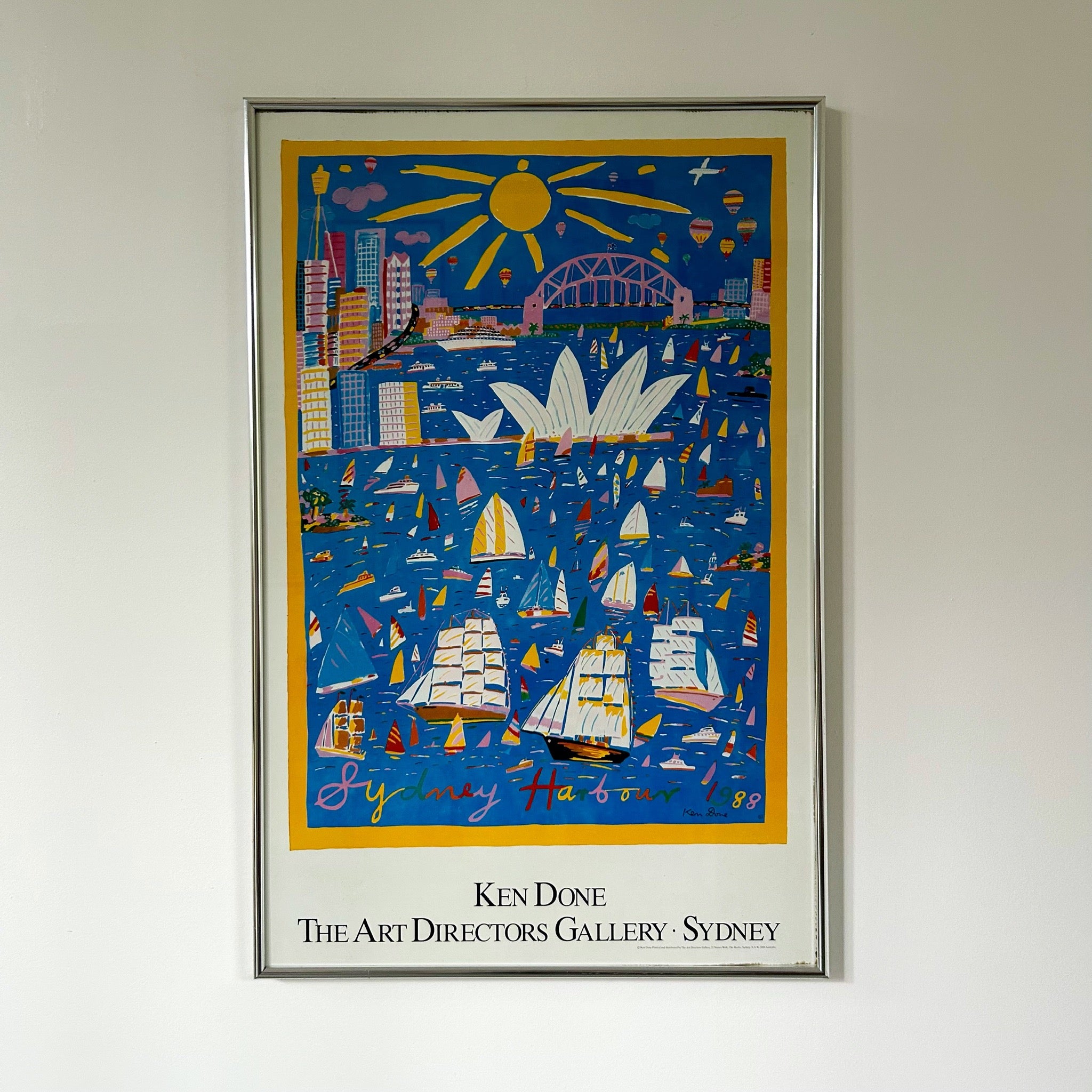 SYDNEY HARBOUR 1988 by KEN DONE