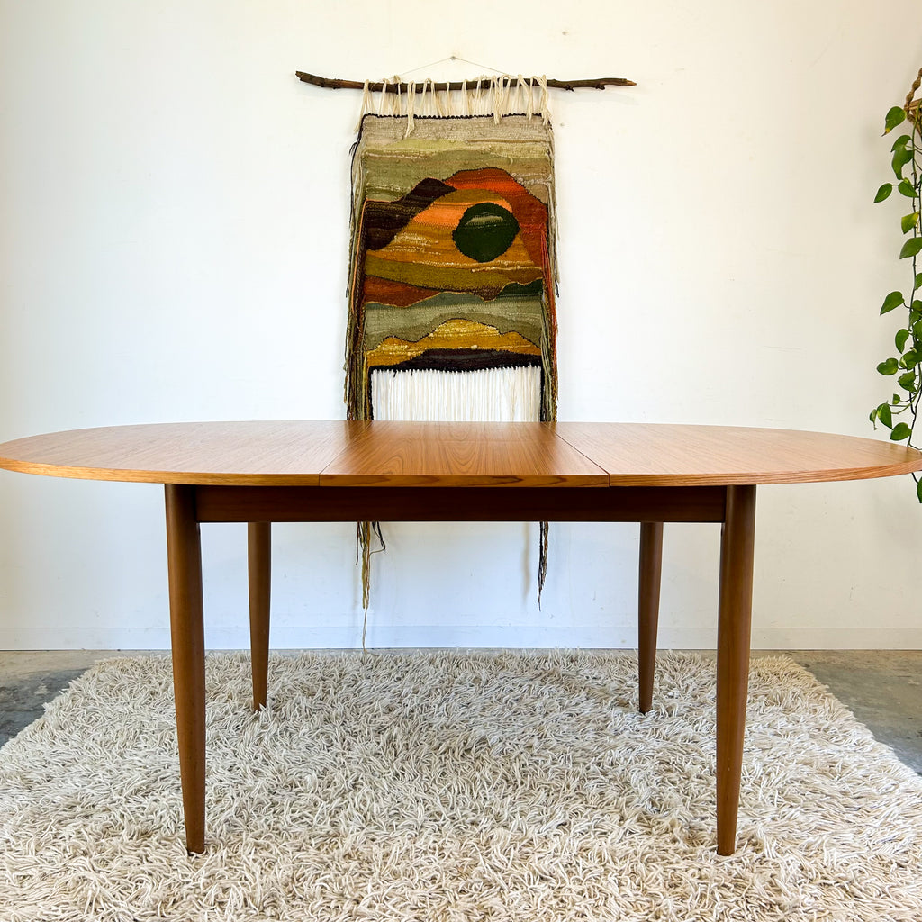 EXTENSION DINING TABLE & SIX CHAIRS