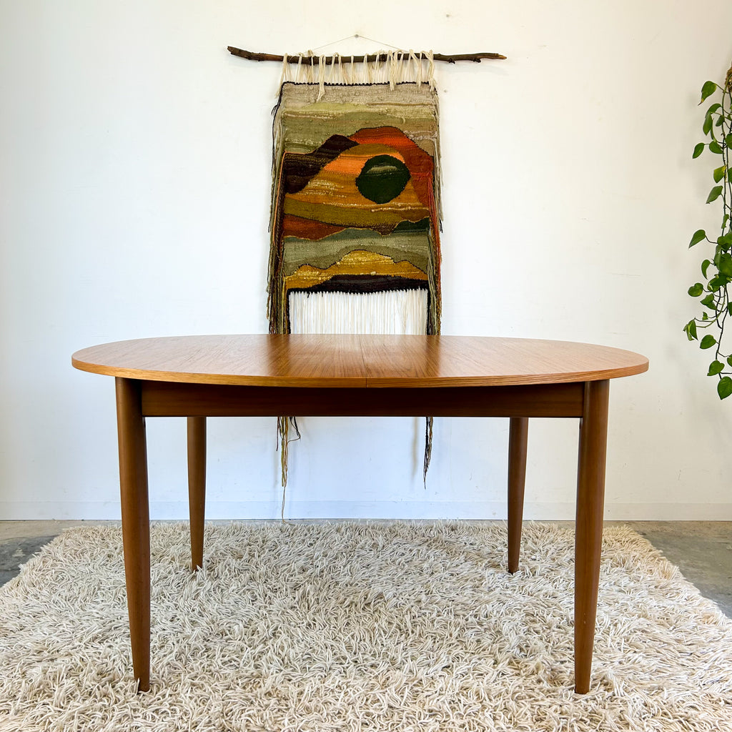 EXTENSION DINING TABLE & SIX CHAIRS