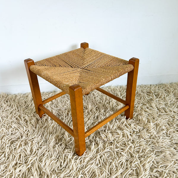LOW WOVEN STOOL