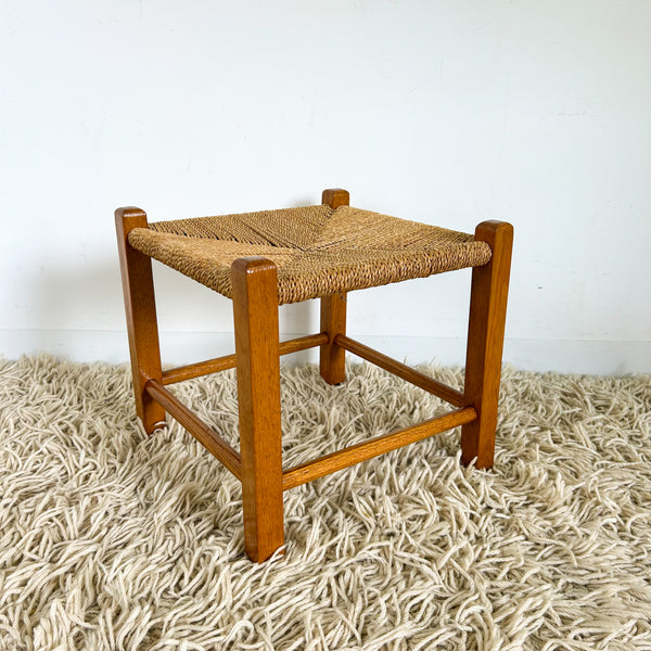 LOW WOVEN STOOL