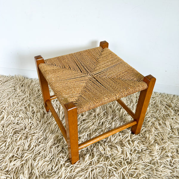 LOW WOVEN STOOL