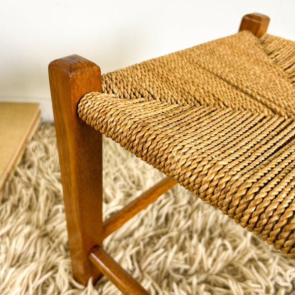 LOW WOVEN STOOL