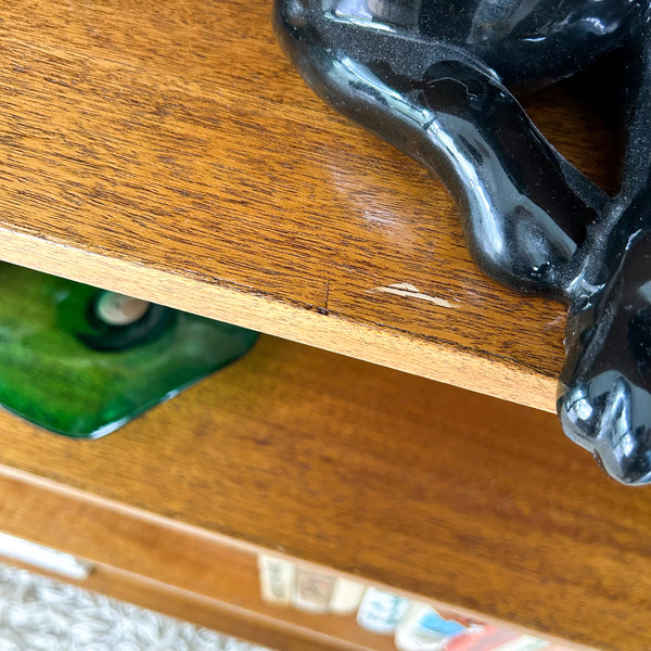 LARGE BOOKCASE ON CASTOR WHEELS #2 - HEY JUDE WORKSHOP • Vintage furniture & objects Melbourne