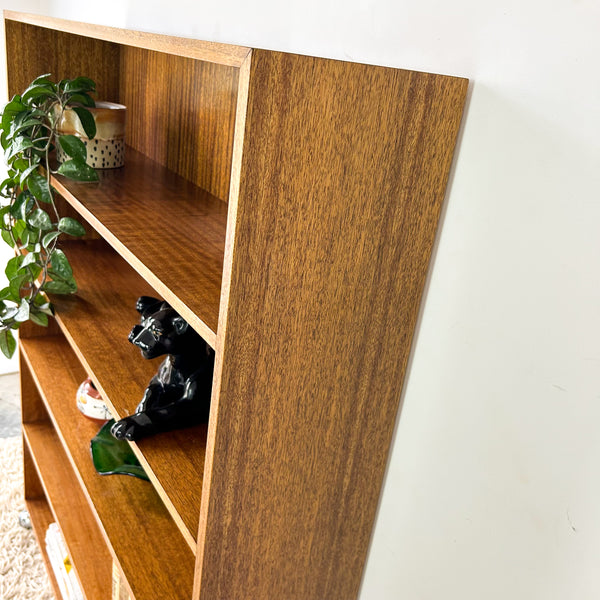 LARGE BOOKCASE ON CASTOR WHEELS #2 - HEY JUDE WORKSHOP • Vintage furniture & objects Melbourne