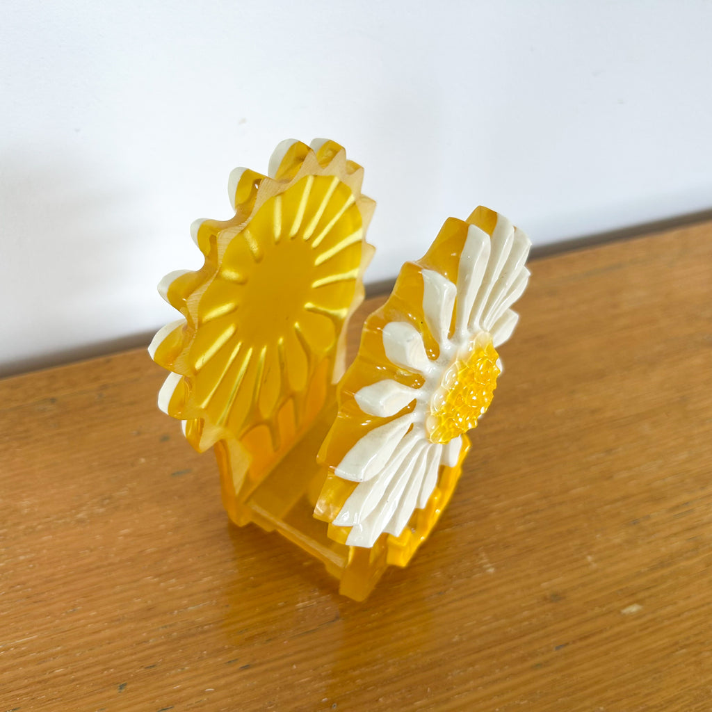 CRYSTAL CRAFT DAISY NAPKIN HOLDER