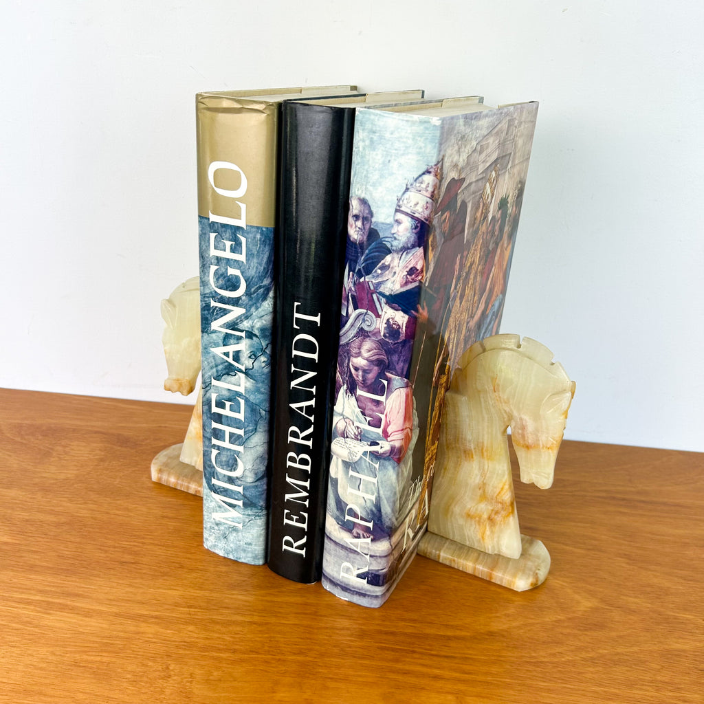 MICHELANGELO / REMBRANDT / RAPHAEL ART BOOK SET - HEY JUDE WORKSHOP • Vintage furniture & objects Melbourne
