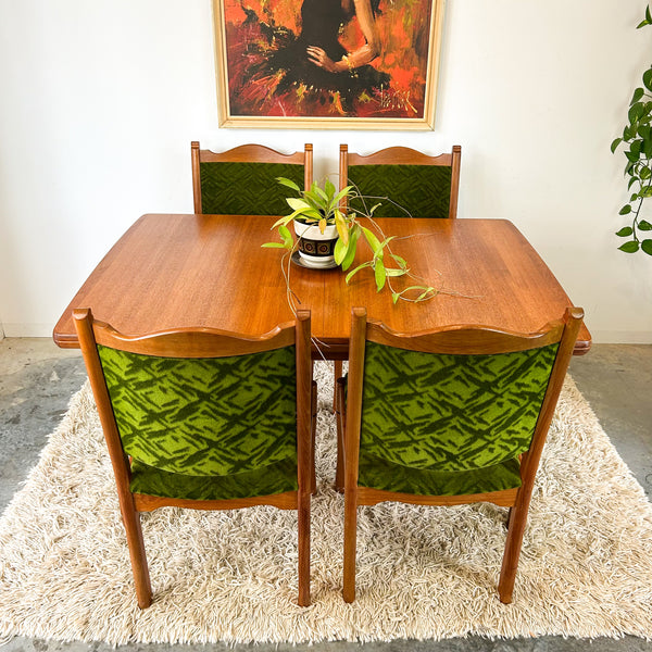 CHISWELL EXTENSION DINING TABLE & CHAIRS - HEY JUDE WORKSHOP • Vintage furniture & objects Melbourne