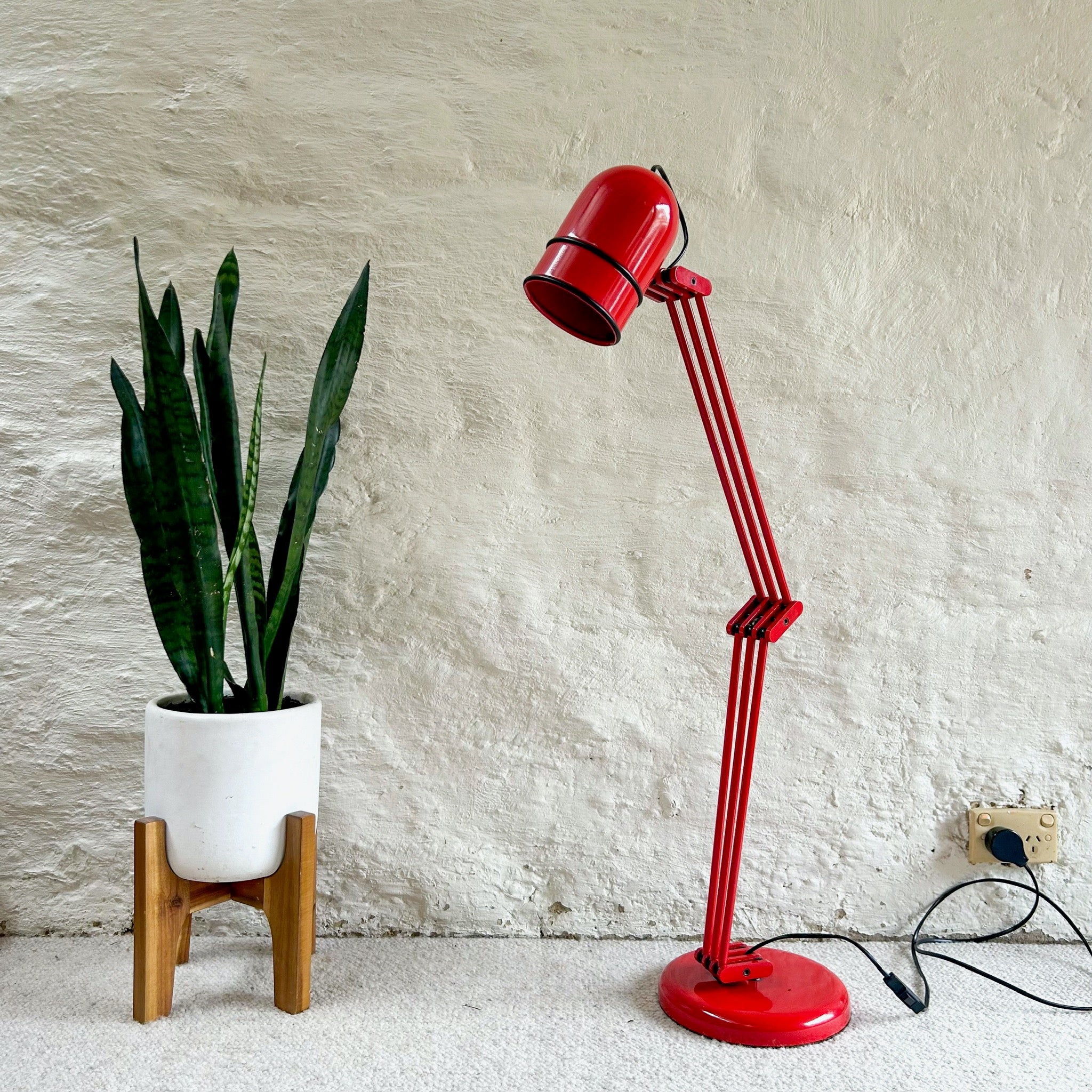 Modern deals red lamp