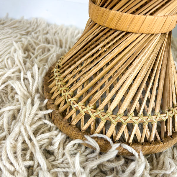 TWISTED CANE PLANTER SMALL