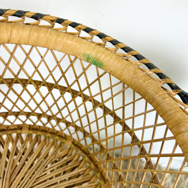 TWISTED CANE PLANTER SMALL