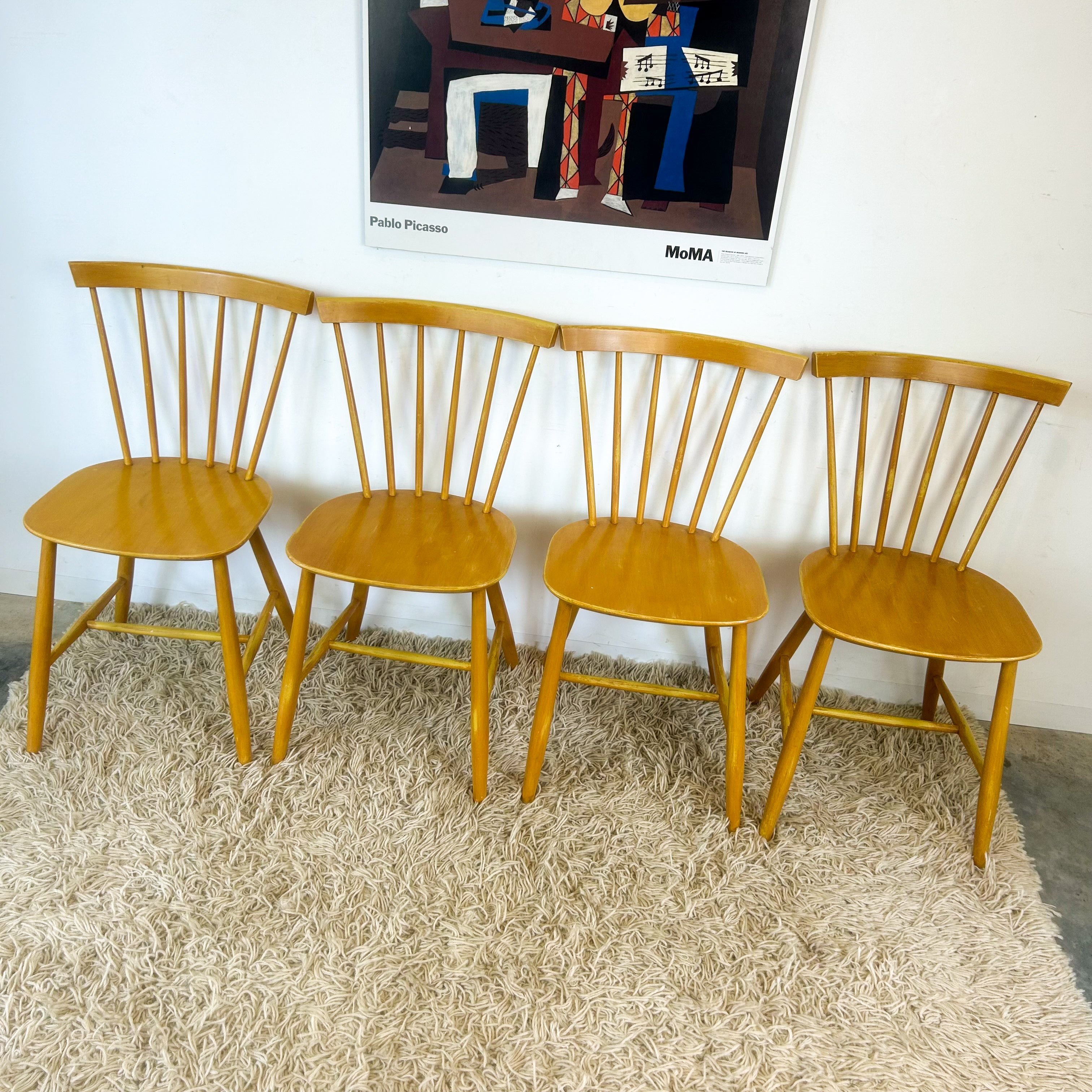 J46 DINING CHAIRS by POUL VOLTHER DENMARK