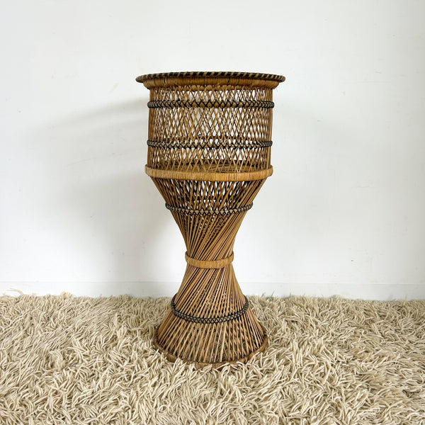 TWISTED CANE PLANTER LARGE
