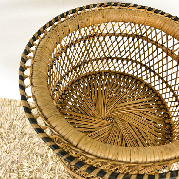 TWISTED CANE PLANTER LARGE