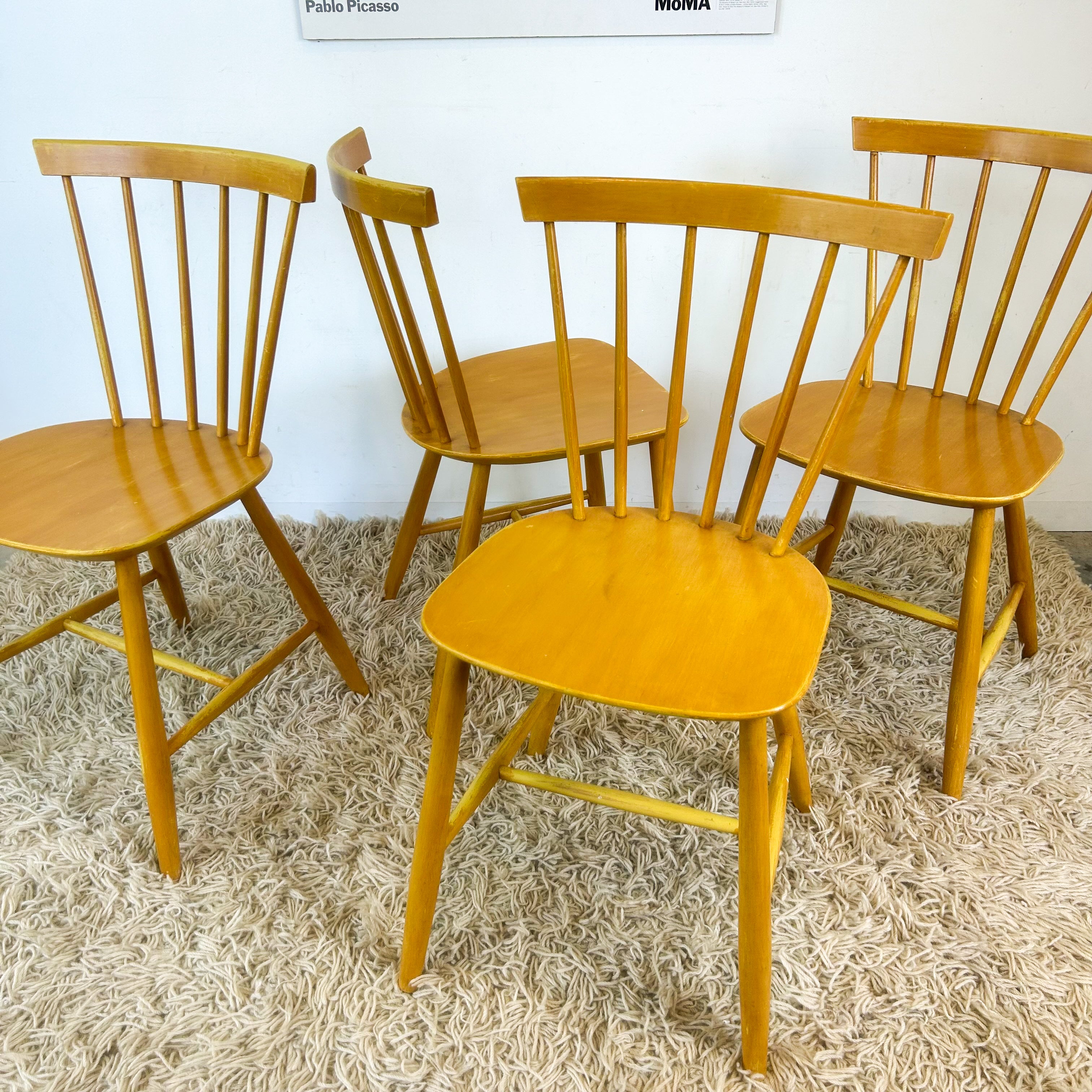 J46 DINING CHAIRS by POUL VOLTHER DENMARK