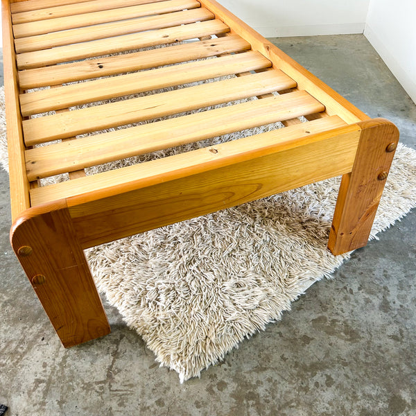 PINE & CANE SINGLE BED FRAME
