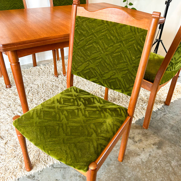 CHISWELL EXTENSION DINING TABLE & CHAIRS - HEY JUDE WORKSHOP • Vintage furniture & objects Melbourne