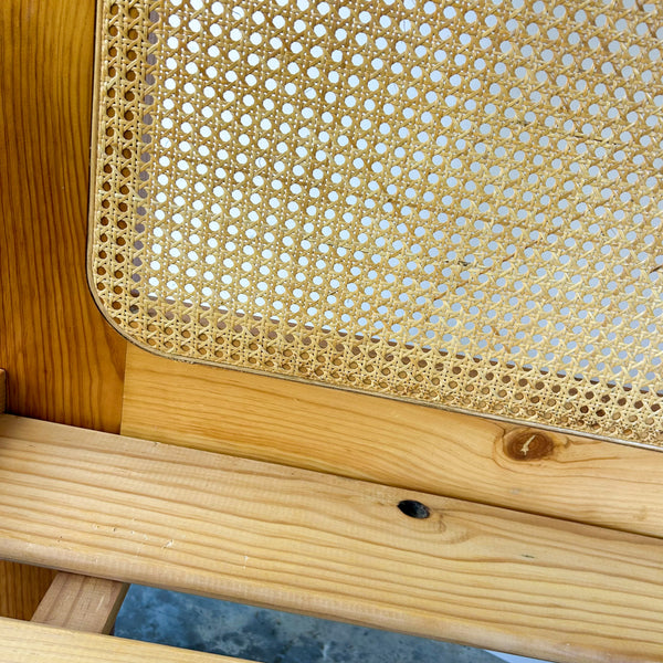 PINE & CANE SINGLE BED FRAME