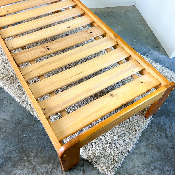 PINE & CANE SINGLE BED FRAME