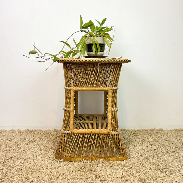 CANE SIDE TABLE