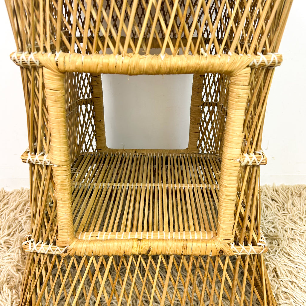 CANE SIDE TABLE - HEY JUDE WORKSHOP • Vintage furniture & objects Melbourne
