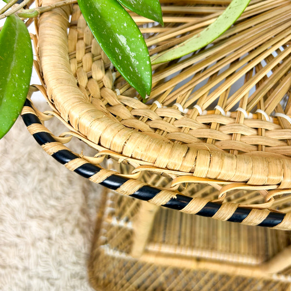 CANE SIDE TABLE
