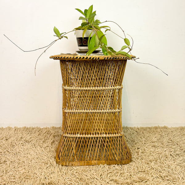 CANE SIDE TABLE