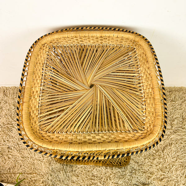 CANE SIDE TABLE
